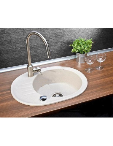 Franke ROG 611-62 fragranit plautuvė su ventiliu