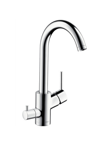 Plautuvės maišytuvas Hansgrohe Talis S2 Variarc su uždaromuoju ventiliu chromas