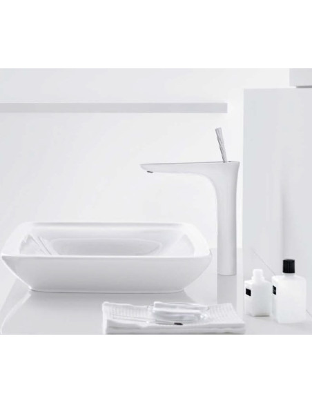 Maišytuvas praustuvui Hansgrohe PuraVida 110 baltas/chromas