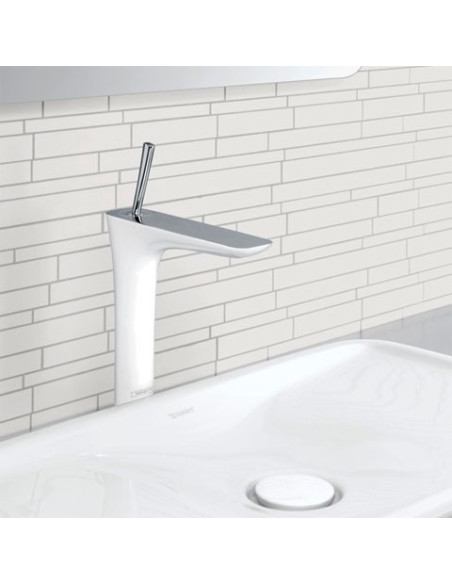 Maišytuvas praustuvui Hansgrohe PuraVida 240 baltas/chromas