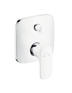 Potinkinis vonios maišytuvas Hansgrohe PuraVida dviejų kanalų baltas/chromas