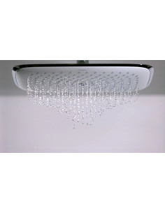 Dušo galva montuojama lubose Hansgrohe PuraVida 400 Air 1jet chromas