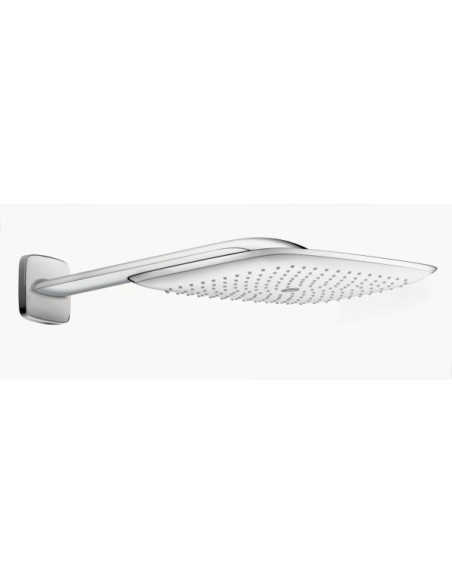 Dušo galva montuojama sienoje Hansgrohe PuraVida 400 Air 1jet baltas/chromas