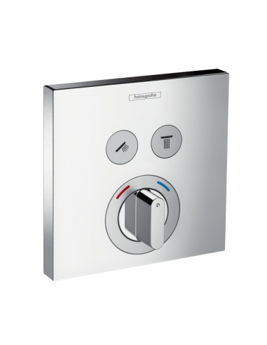 Potinkinis termostatinis maišytuvas Hansgrohe ShowerSelect dviejų kanalų 22 l/min.