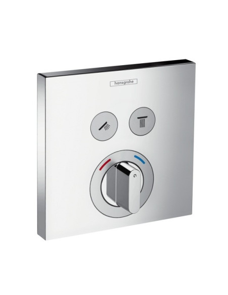 Potinkinis termostatinis maišytuvas Hansgrohe ShowerSelect dviejų kanalų 22 l/min.