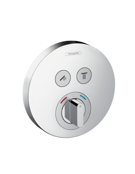 Potinkinis termostatinis maišytuvas Hansgrohe ShowerSelect S dviejų kanalų 22 l/min.