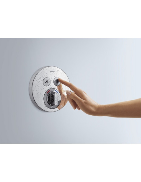 Potinkinis termostatinis maišytuvas Hansgrohe ShowerSelect S dviejų kanalų 22 l/min.