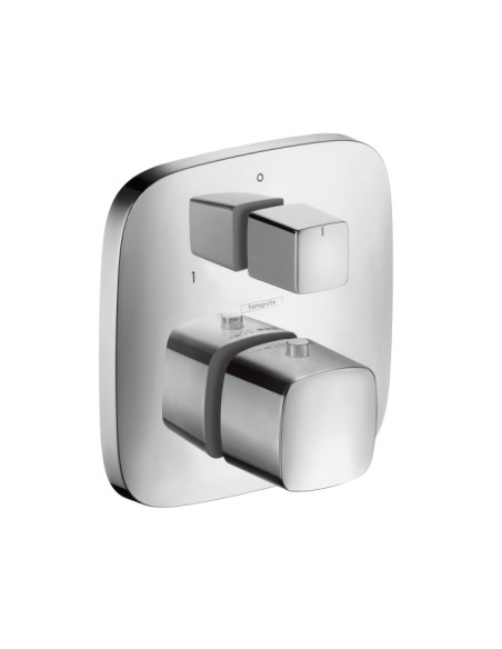 Potinkinis termostatinis maišytuvas Hansgrohe PuraVida dviejų kanalų chromas