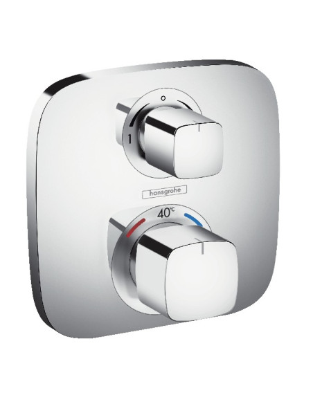 Potinkinis termostatinis maišytuvas Hansgrohe Ecostat E dviejų kanalų