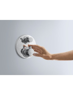 Potinkinis termostatinis maišytuvas Hansgrohe Ecostat S vieno kanalo