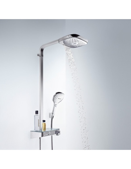 Termostatinė dušo sistema Hansgrohe Raindance Select E 300 3jet ST chromas