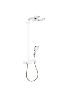 Termostatinė dušo sistema Hansgrohe Raindance Select E 300 2jet ST baltas/chromas