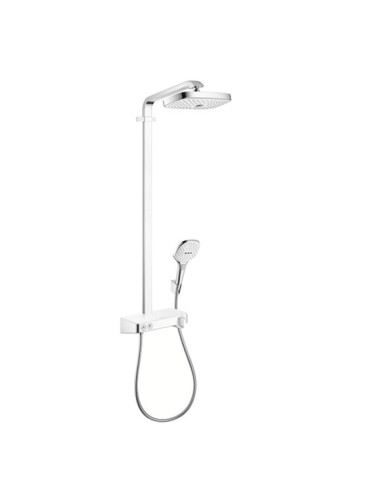 Termostatinė dušo sistema Hansgrohe Raindance Select E 300 2jet ST baltas/chromas