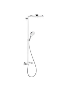 Termostatinė dušo sistema Hansgrohe Raindance Select S 240 2jet baltas/chromas