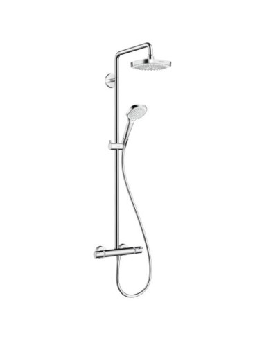 Termostatinė dušo sistema Hansgrohe Croma Select E 180 2jet chromas