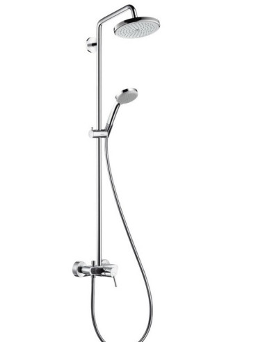 Dušo sistema Hansgrohe Croma Select E 180 2jet chromas