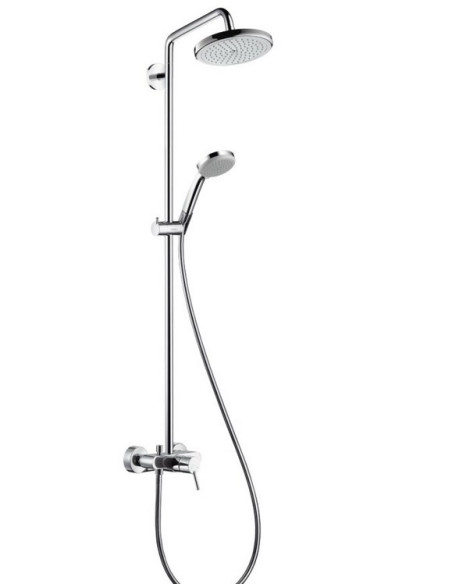 Dušo sistema Hansgrohe Croma Select E 180 2jet chromas
