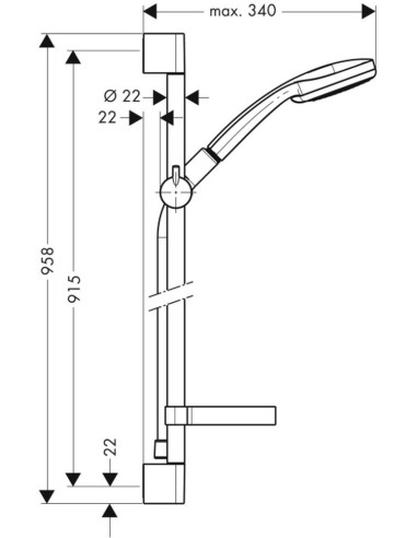 Hansgrohe Croma 100 Vario / Unica'C...