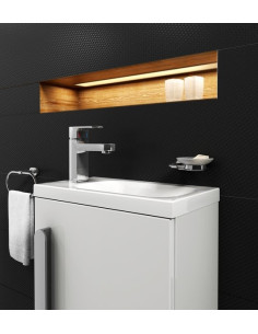 Ravak SD Chrome 400 praustuvo spintelė balta