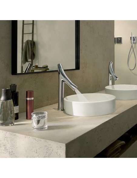 Praustuvo maišytuvas Hansgrohe Axor Strack Organic 365 be dugno vožtuvo
