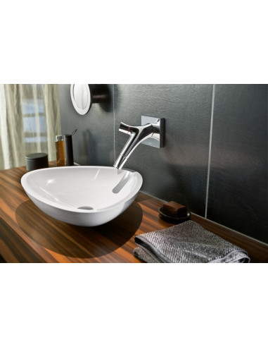 Potinkinis praustuvo maišytuvas Hansgrohe Axor Strack Organic dviejų rankenėlių