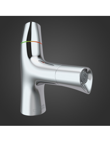 Bidė maišytuvas Hansgrohe Axor Strack Organic su dugno vožtuvu