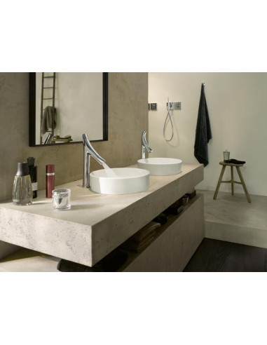 Praustuvo maišytuvas Hansgrohe Axor Strack Organic 435 be dugno vožtuvo
