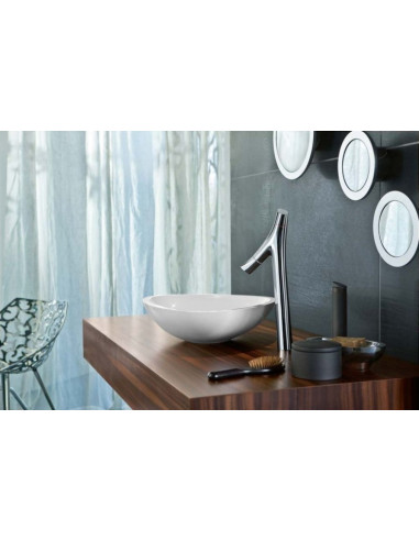 Praustuvo maišytuvas Hansgrohe Axor Strack Organic 435 be dugno vožtuvo