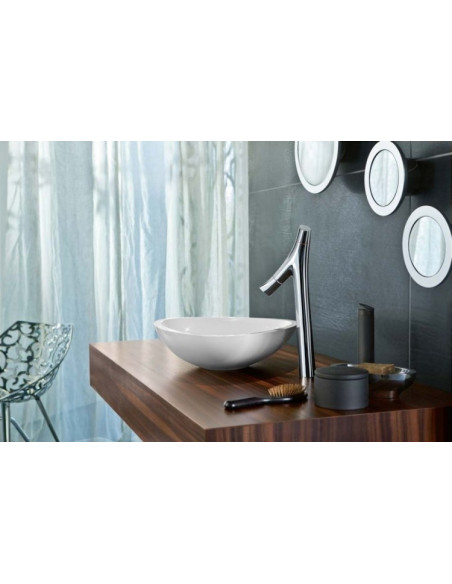 Praustuvo maišytuvas Hansgrohe Axor Strack Organic 435 be dugno vožtuvo
