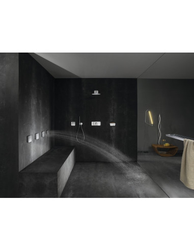 Potinkinis termostatinis modulis Hansgrohe Axor One trijų kanalų