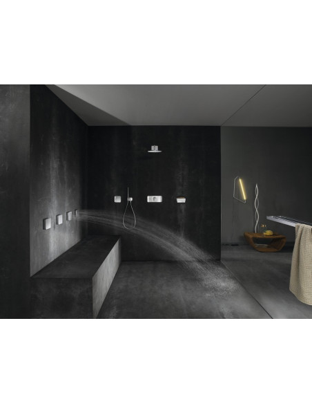 Potinkinis termostatinis modulis Hansgrohe Axor One trijų kanalų