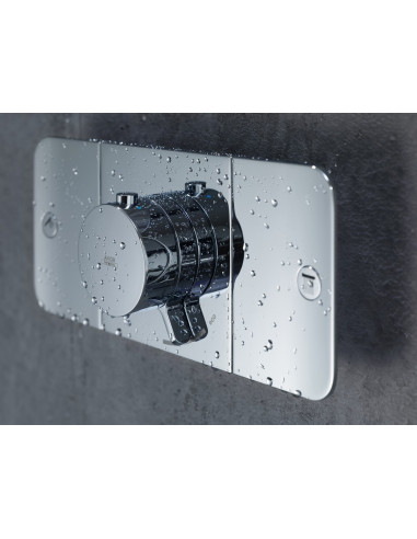 Potinkinis termostatinis modulis Hansgrohe Axor One dviejų kanalų