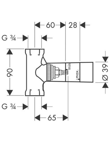 Hansgrohe uždaromasis ventilis   