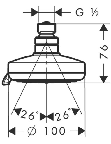 Hansgrohe Croma 100 multi potinkinė...