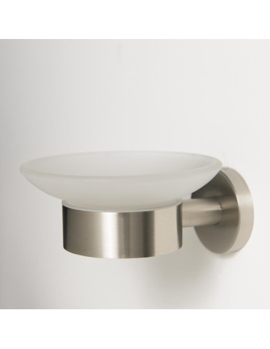Pakabinama stiklinė muilinė Boston stainless steel