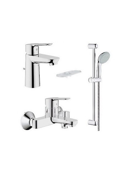 Maišytuvų ir dušo stovo komplektas Grohe BauEdge
