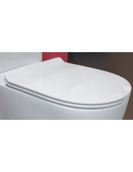 Unitazo dangtis Flaminia Link/MiniLink slim soft-closing lėtai užsidarantis