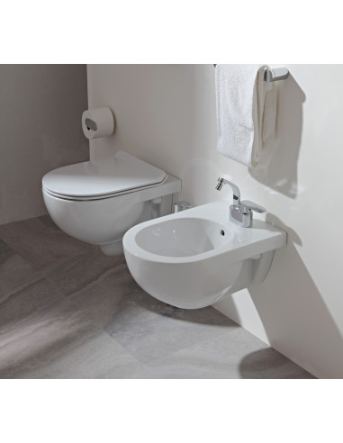 Unitazo dangtis Flaminia Quick slim soft-closing lėtai užsidarantis