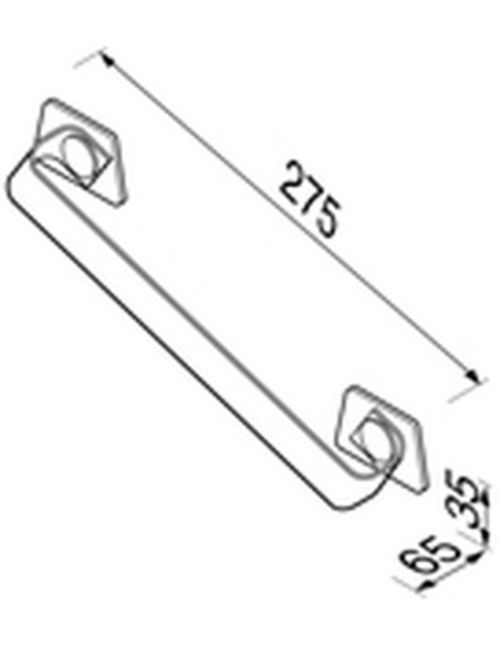 Vonios rankena 25cm, reguliuojama Geesa Standard 5132-25