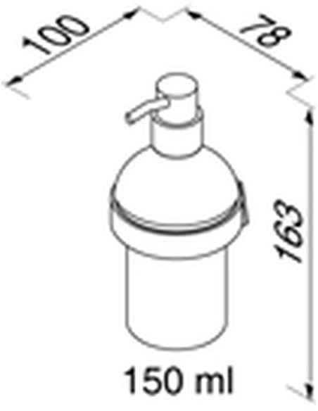Muilo dozatorius 150 ml Muiline Geesa Standard 5137