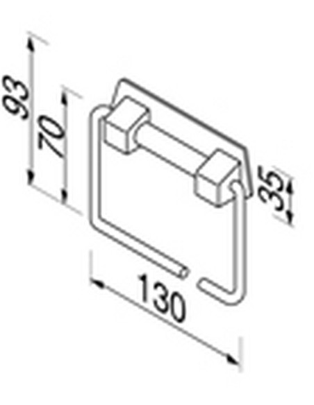 WC popieriaus laikiklis  Geesa Standard 5146