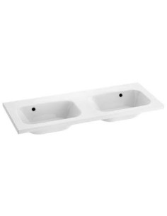 Ravak Chrome 1200 dvigubas praustuvas su persipylimu lieto marmuro
