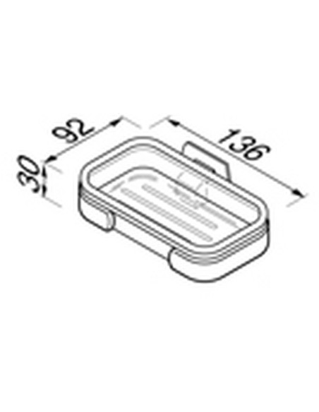 Muiline (stikline) su laikikliu Geesa Standard 7155