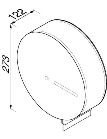 WC popieriu dispenseris (matinis) rulonai Geesa Public Area 1232