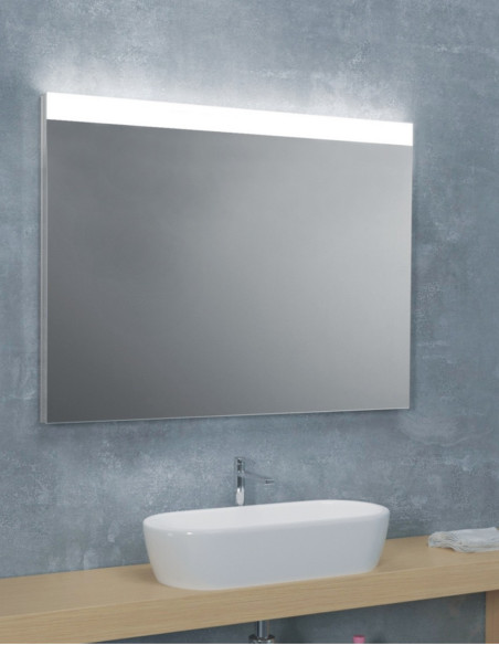 Keturkampis veidrodis EASY 04 su LED apšvietimu