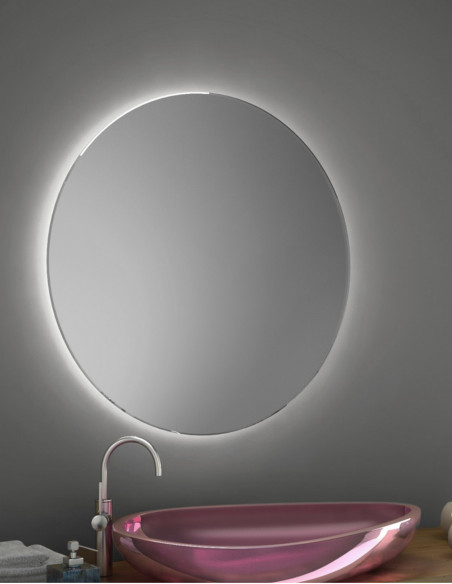 Apvalus veidrodis EASY 07 su LED apšvietimu