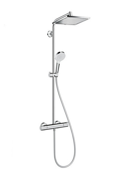 Dušo sistema 240x240 1jet Showerpipe su termostatu