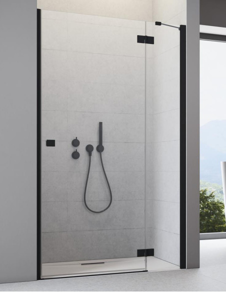 Radaway Essenza Black DWJ dušo durys