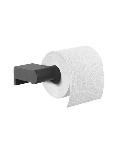 Juodas WC popieriaus laikiklis Bold