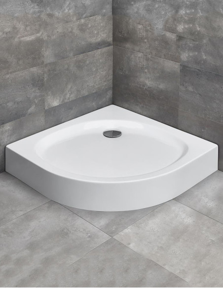 Radaway Patmos A Compact pusapvalis dušo padėklas